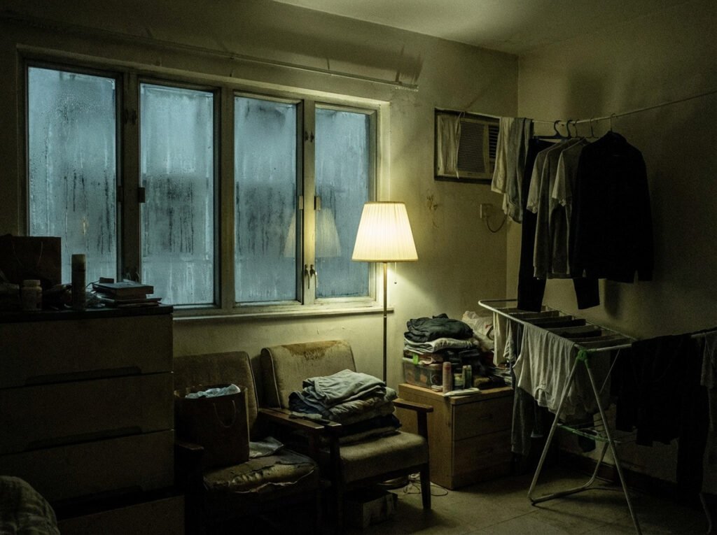 Poor ventilation allowing high indoor humidity to affect air quality