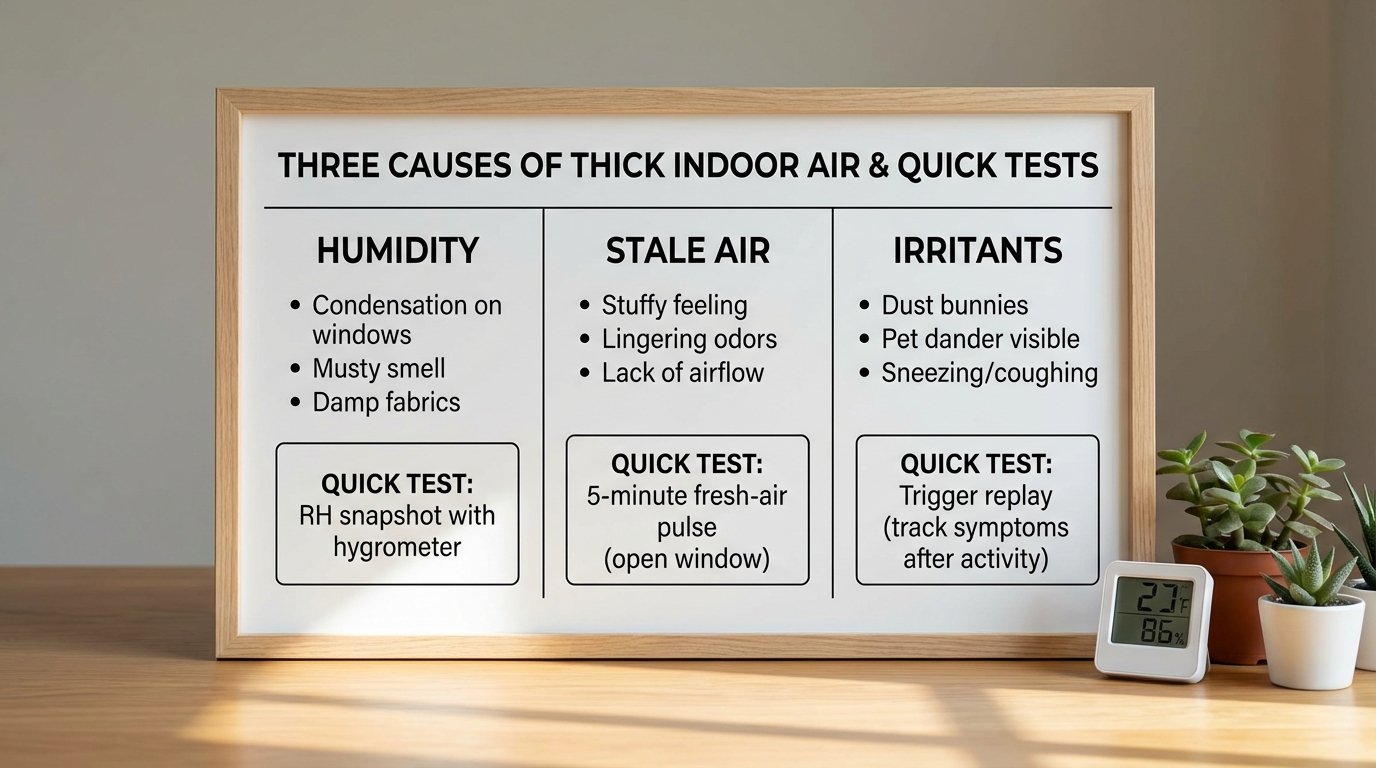 Air Feels Thick to Breathe Indoors