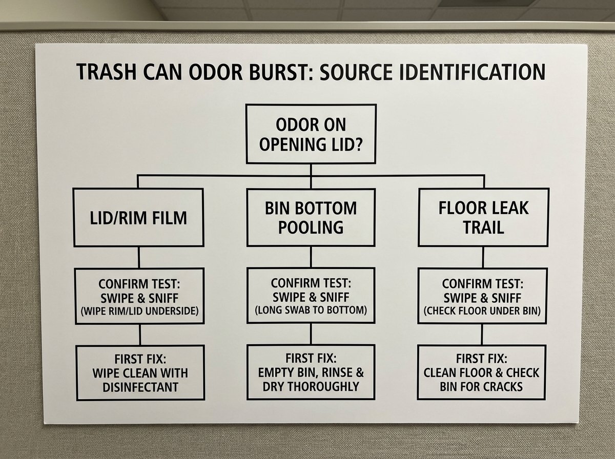 Trash Can Smell Explodes When You Open the Lid